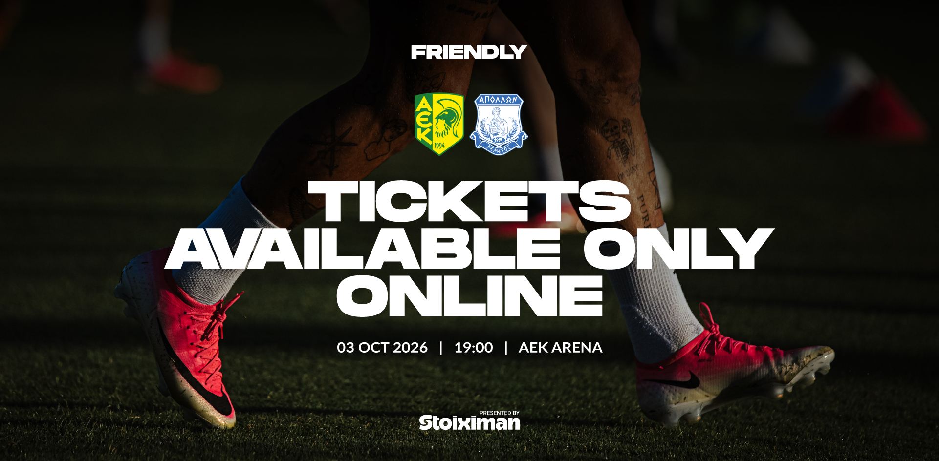 Informationen zum Freundschaftsspiel gegen AEK Larnaca